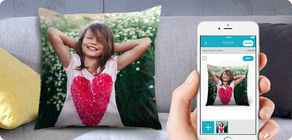 Crea dal tuo Telefono Cuscini Personalizzati con le Tue Fotografie